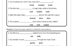 Use Irregular Verbs Worksheet Have Fun Teaching