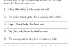 Using Irregular Verbs Worksheet Have Fun Teaching