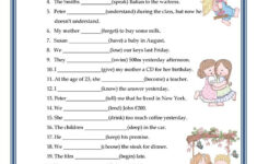 free printable irregular verb worksheets 3 Past Simple Regular And Irregular Verbs Worksheet Free Esl Free