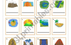free printable landform worksheets 2 Landform Printable Worksheets Db excel