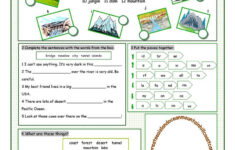 free printable landform worksheets Free Printable Landform Worksheets Db excel