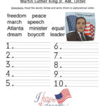 Free Printable Martin Luther King Jr Worksheets