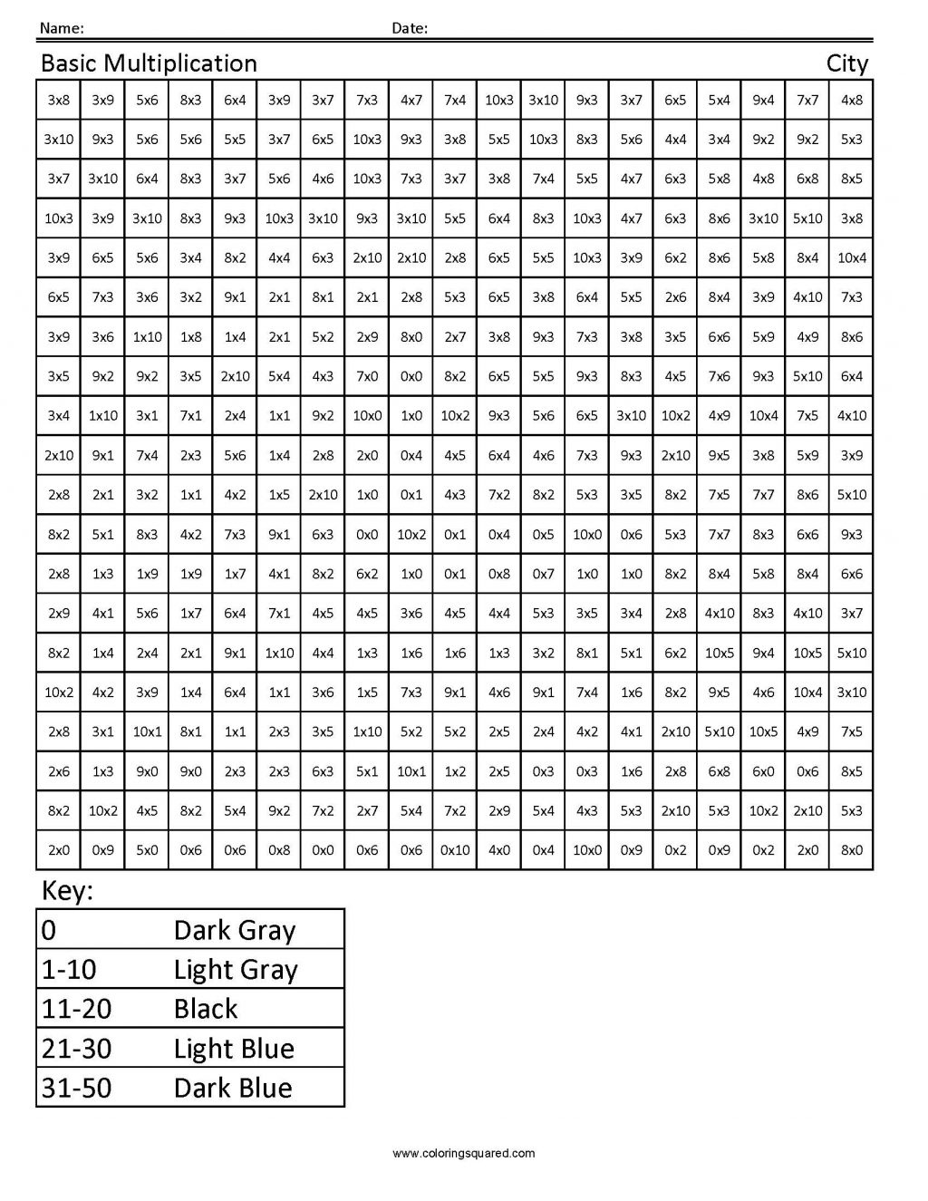 Free Printable Math Mystery Worksheets 5th Grade