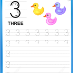 Free Printable Number 3 Worksheets