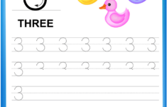 Number 3 Handwriting Practice Worksheet Free Printable Puzzle Games