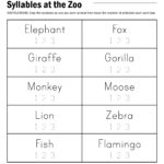 Free Printable Open And Closed Syllable Worksheets