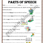 Free Printable Parts Of Speech Worksheets