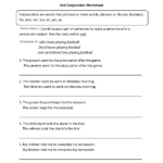 Free Printable Parts Of Speech Worksheets