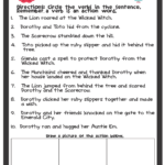 Free Printable Parts Of Speech Worksheets