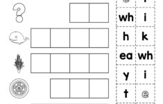 Free Printable Phoneme Segmentation Worksheets Forms Worksheets