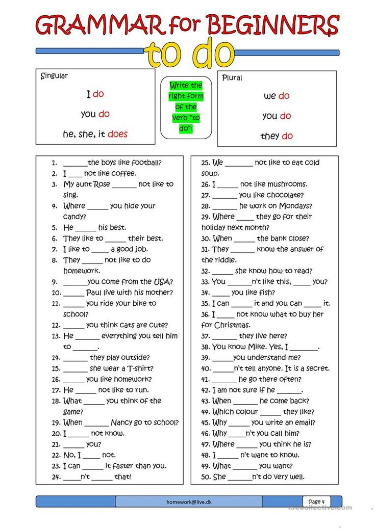 Grammar For Beginners To Do Worksheet Free ESL Printable Worksheets 