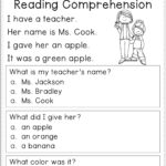 Free Printable Reading Comprehension Worksheets For Adults