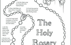 Rosary Beads Coloring Page At GetColorings Free Printable