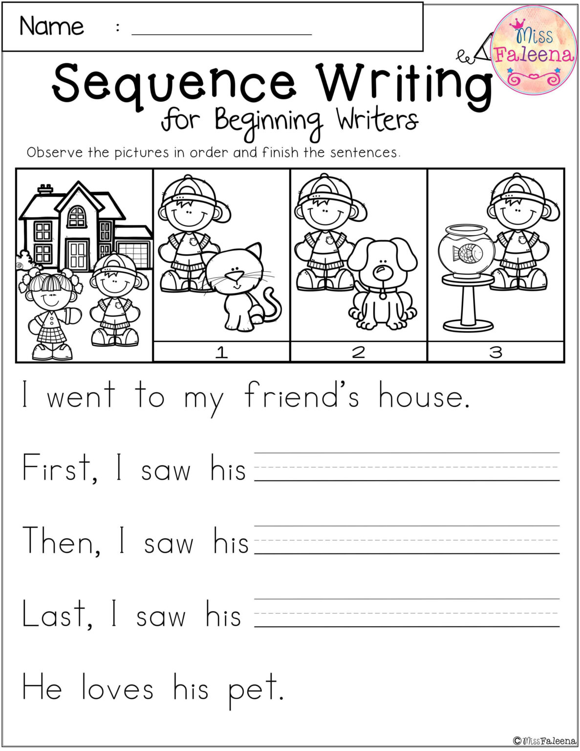 Free Printable Sequencing Worksheets For 1st Grade Peggy Worksheets