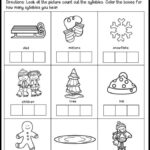 Free Printable Syllable Worksheets For Kindergarten