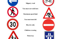 free printable traffic signs worksheets 3 Road Signs Activity