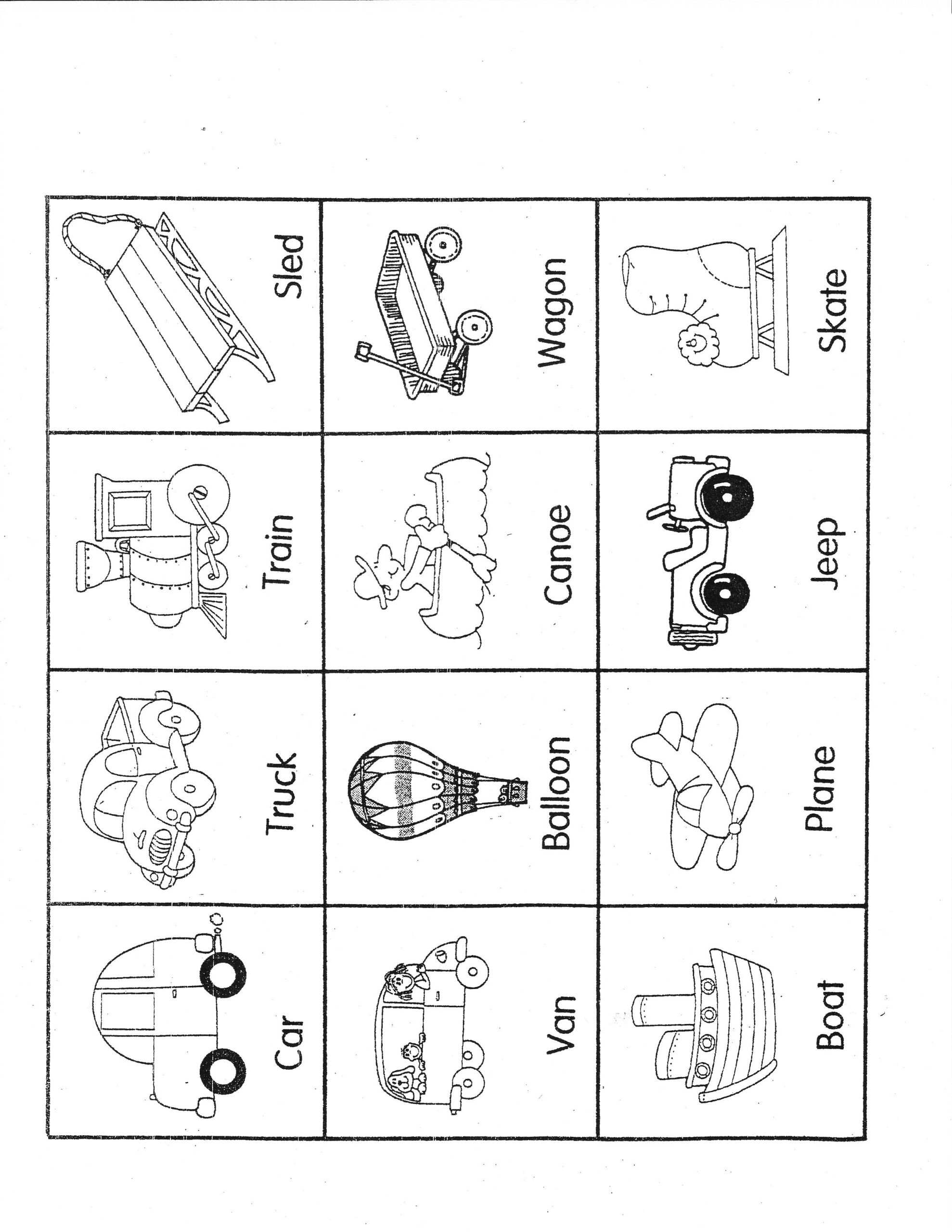 Transportation Kindergarten Nana Transportation Preschool 