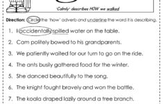 Adverbs Worksheets For Grade 2