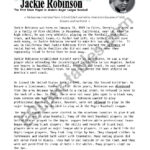 Free Printable Worksheets On Jackie Robinson