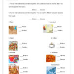 Free Printable Worksheets On Mixtures And Solutions