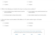 free printable worksheets on mixtures and solutions 2 Free Printable Worksheets On Mixtures And Solutions Forms Worksheets