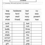 Free Printable Worksheets Synonyms Antonyms And Homonyms