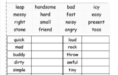 free printable worksheets synonyms antonyms and homonyms Free Printable Worksheets Synonyms Antonyms And Homonyms Lexia s Blog