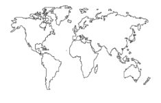 World Blank Map Worksheet Have Fun Teaching