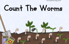 free printable worm worksheets Count The Worms 1 10 Free Printable Worksheets For Kids