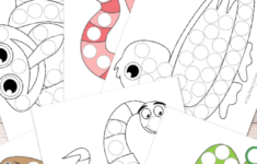 free printable worm worksheets Free Spring Animals Do A Dot Printables Frog Duck Worm And Snail