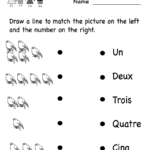 French Numbers 1 20 Printable Worksheets