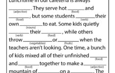If You Give A Mad Lib Writing Activities For Kids Mad Libs