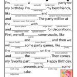 Funny Mad Libs Printable Worksheets
