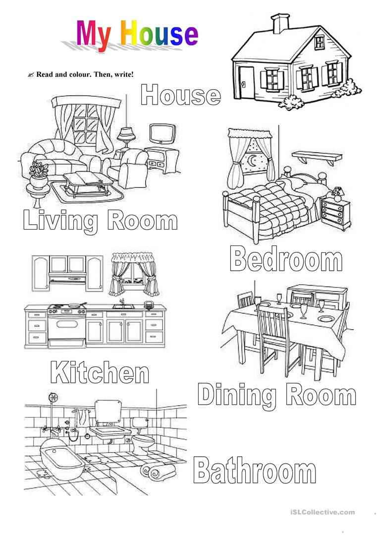 House And Furniture Worksheet Free Esl Printable Worksheets Made 