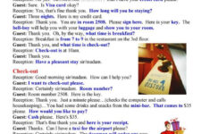 Hotel Language Worksheet Free Esl Printable Worksheets Made