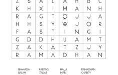 islamic printable worksheets 1 FREE Ramadhan Activities The Five Pillars Of Islam Wordsearch The