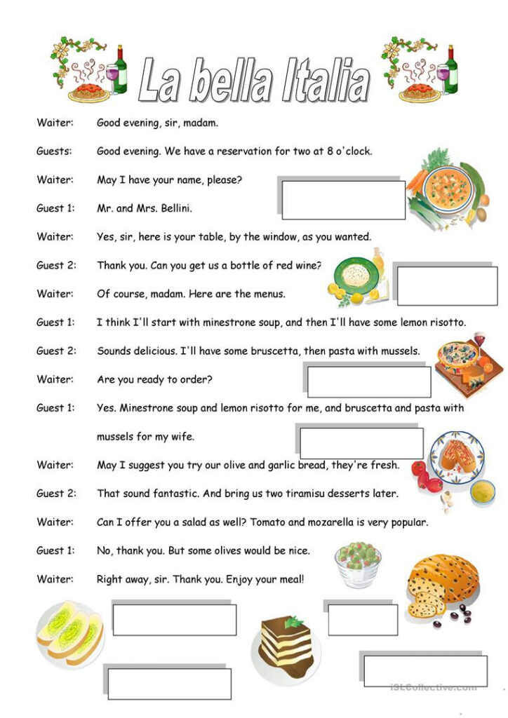 Italian Worksheets For Beginners Printable Peggy Worksheets