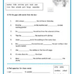 Laundry Worksheets Printable