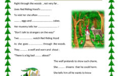 Little Red Riding Hood Worksheet Free ESL Printable Worksheets Made
