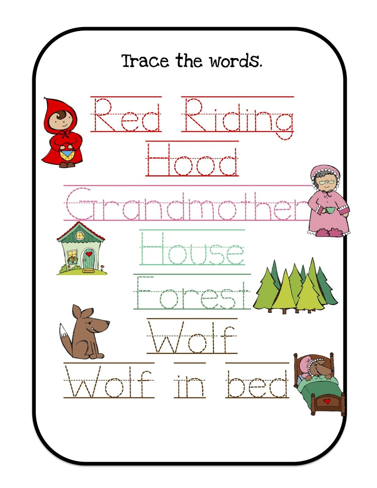 Little Red Riding Hood Esl Worksheetduyguymn Little Red Riding Hood 