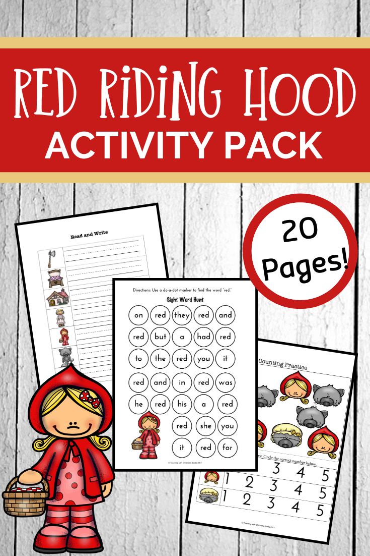 Free Little Red Riding Hood Worksheets And Activities