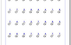 Mad Minute Division Printable Worksheets Printable Worksheets