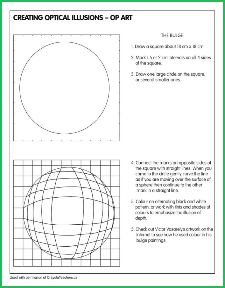 Optical Illusion Worksheets Printable Peggy Worksheets 8085