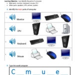 Parts Of A Computer Worksheet Printable