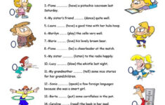 SIMPLE PAST TENSE Worksheet Free ESL Printable Worksheets Made By