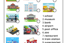 places in town worksheets printables Places In Town Worksheets Games4esl
