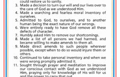 20 Aa 5Th Step Worksheet Diocesisdemonteria Aa 12 Steps Printable