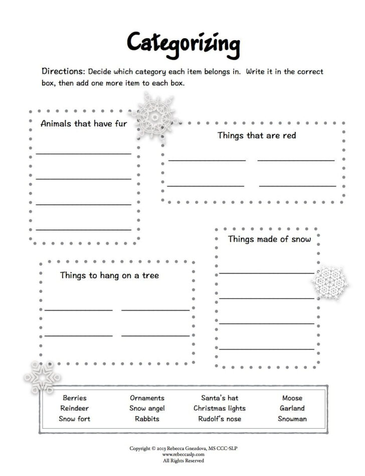 Printable Aphasia Worksheets Peggy Worksheets