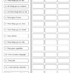 Printable Aphasia Worksheets