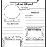 Printable Biography Worksheets